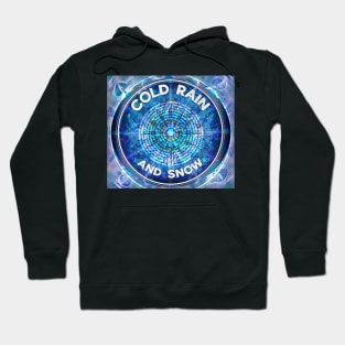 Cold Rain and Snow Tie Dye Snowflake Hoodie